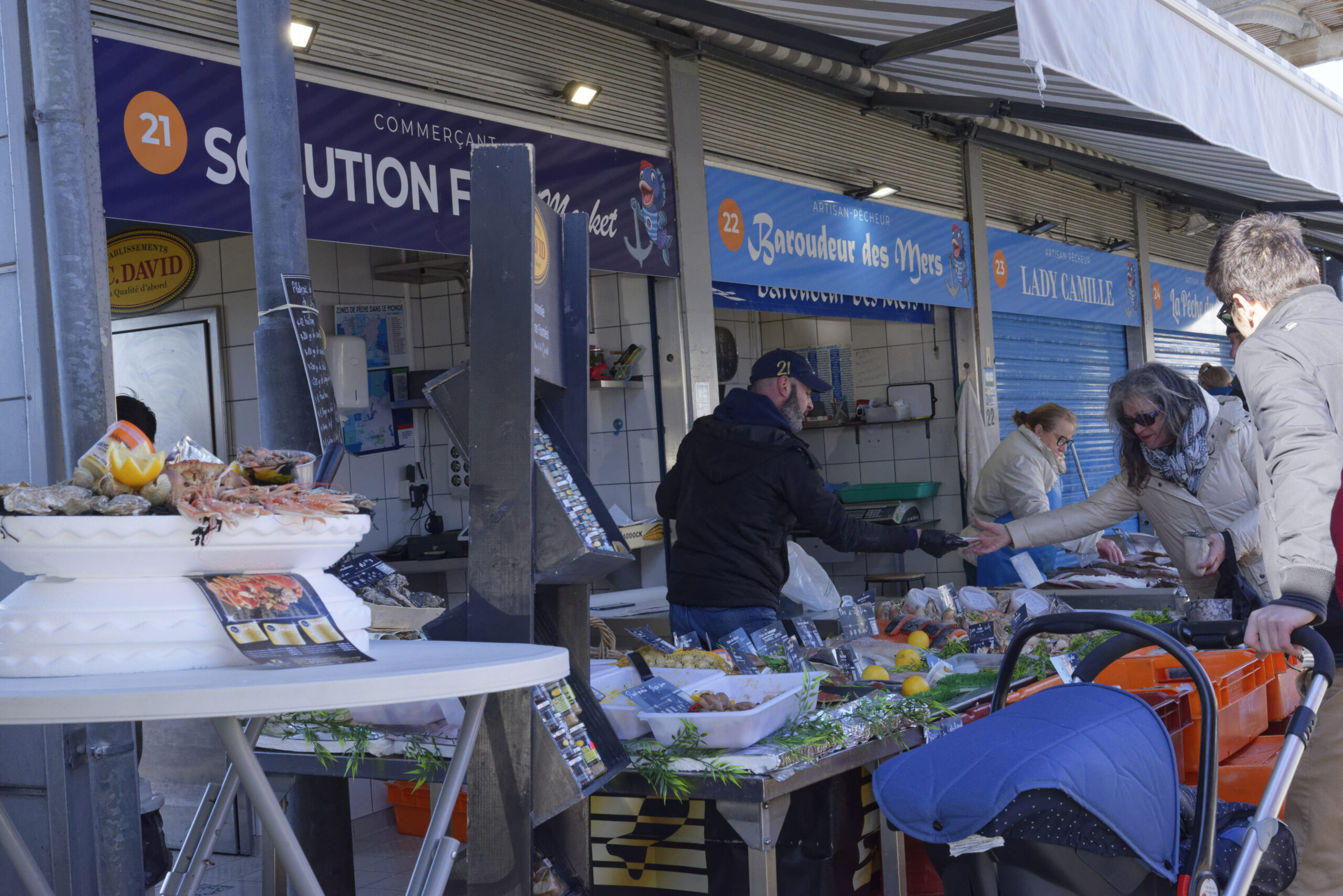 Boulogne :Marché au poisson