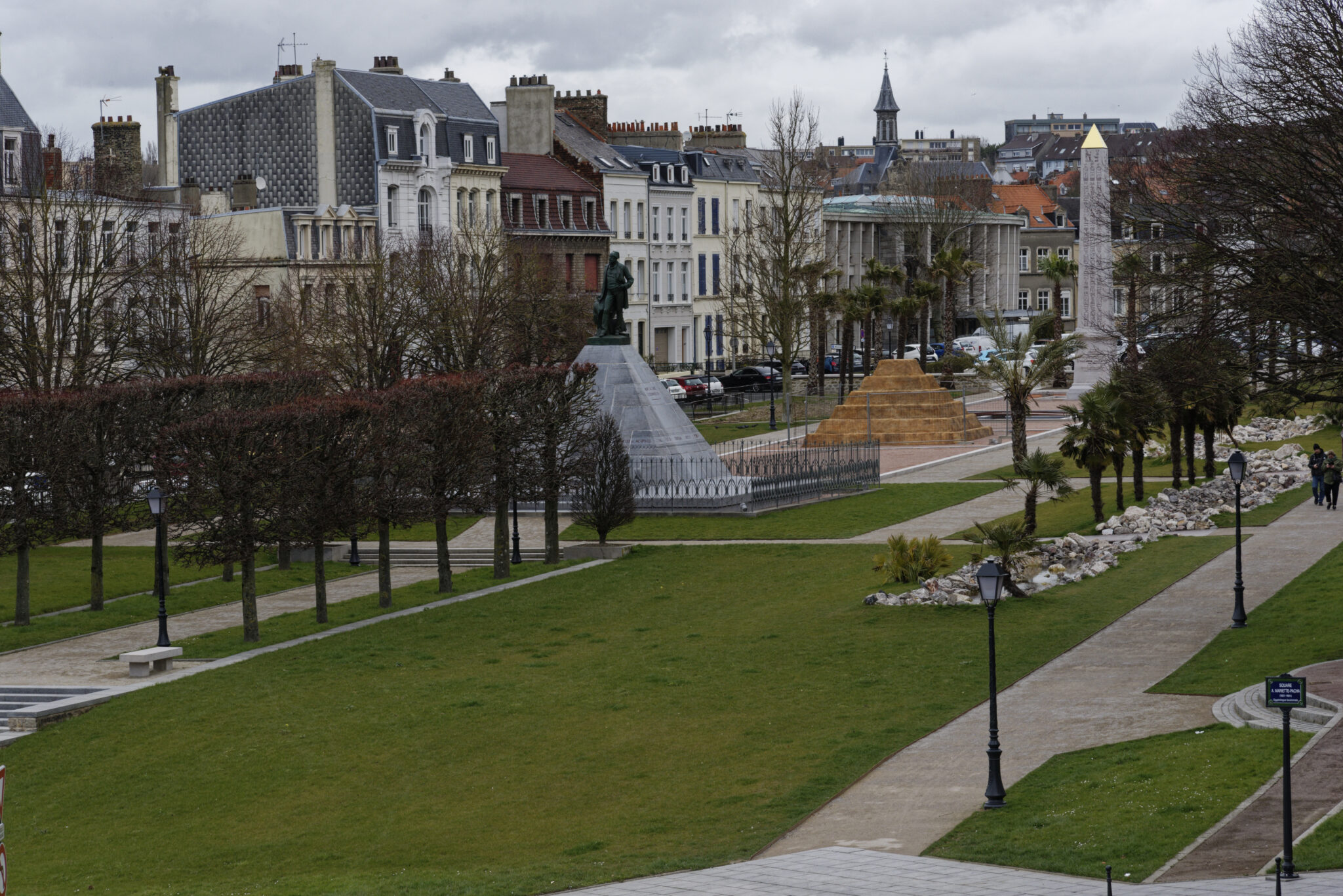 Boulogne : vue des remparts de la vieille ville